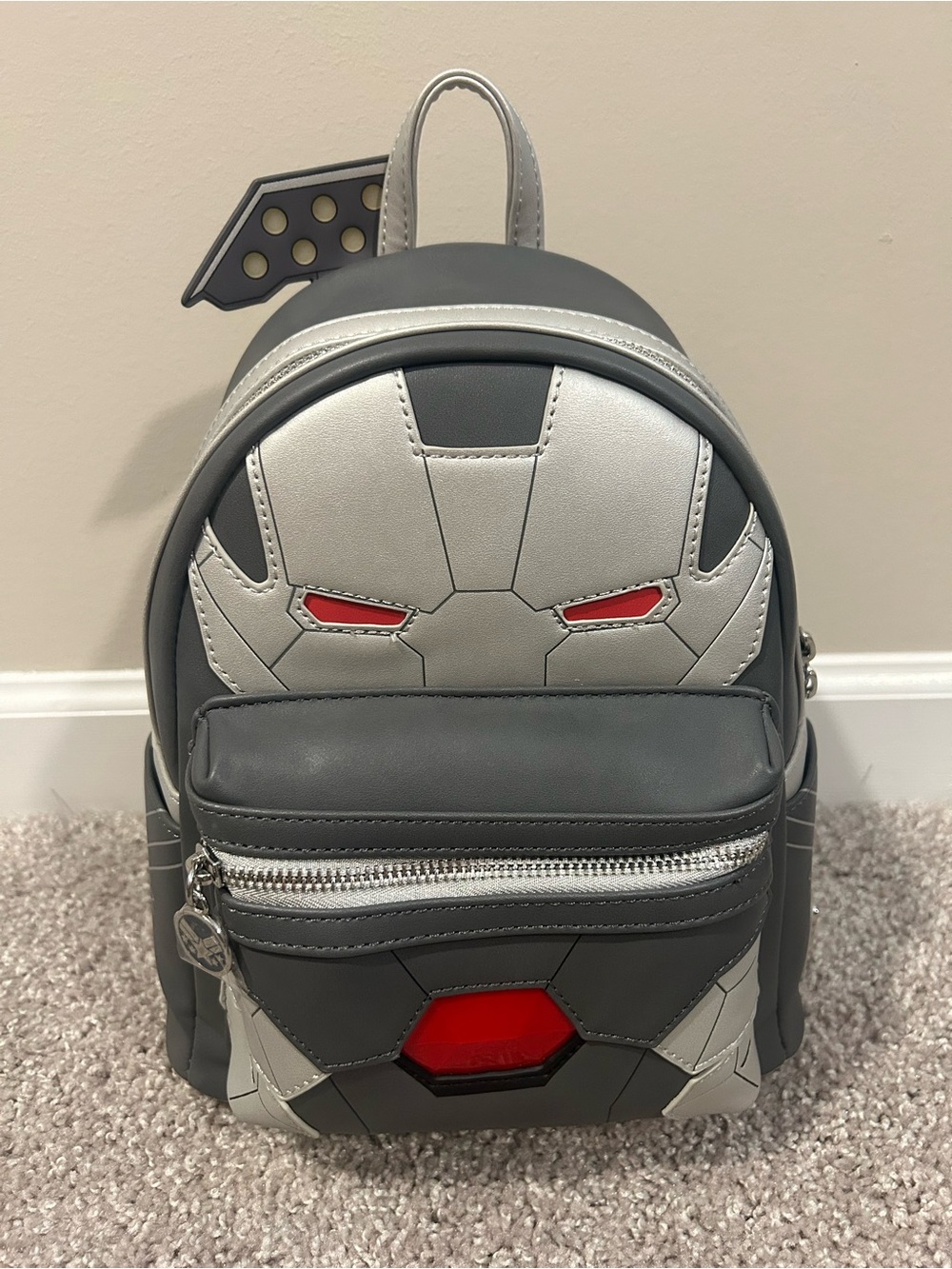 Loungefly Marvel War Machine Light Up Cosplay Mini Backpack - NWT